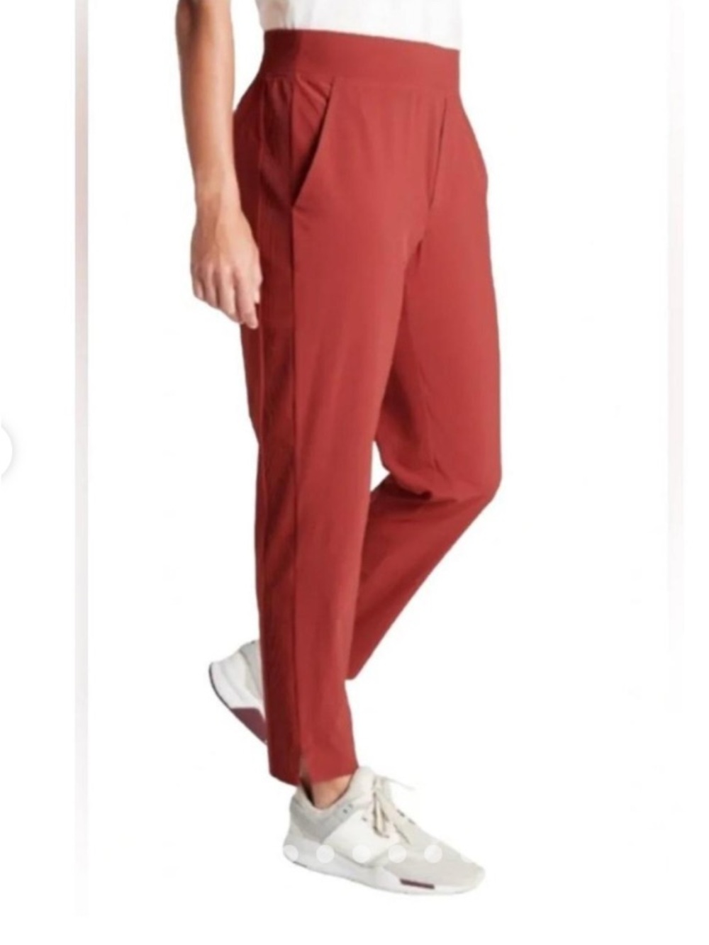 Athleta Brick Red Brooklyn Ankle Pants